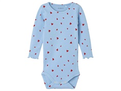 Name It chambray blue heart flare body